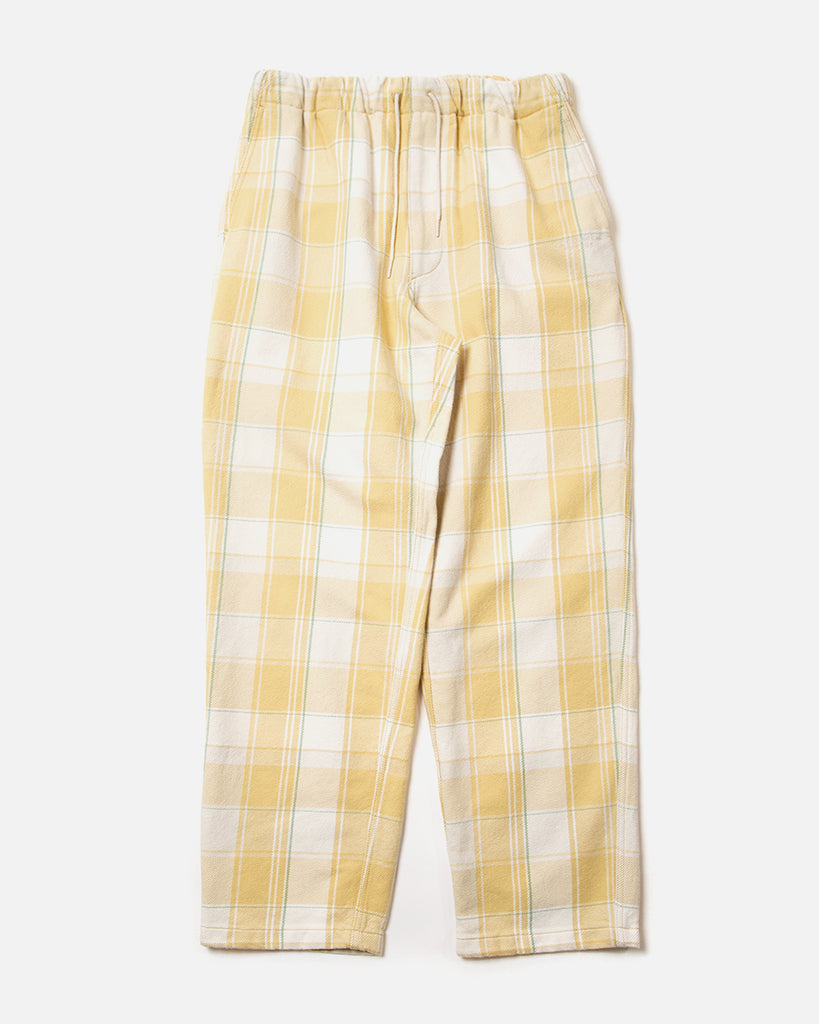 Big Plaid Flannel Pant in Yellow from the thisisneverthat blues store www.bluesstore.co