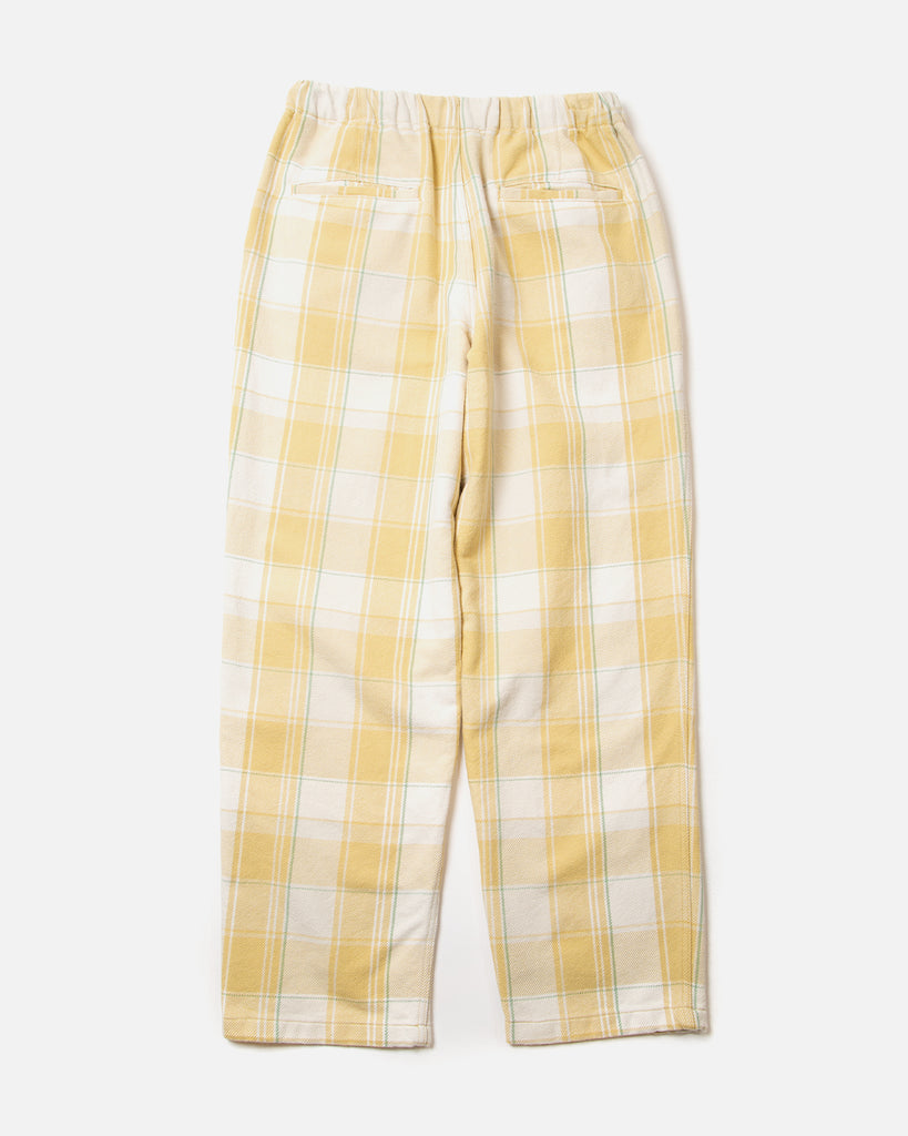 Big Plaid Flannel Pant in Yellow from the thisisneverthat blues store www.bluesstore.co
