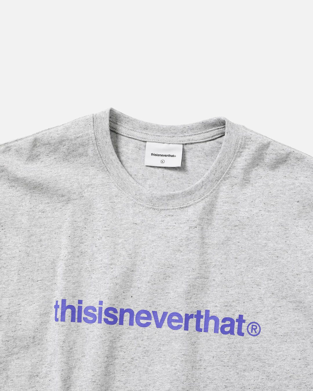 Grey Heather Store L/S Tee T-Logo Blues thisisneverthat | in