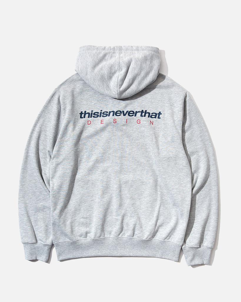 thisisneverthat DSN-Logo Zip Hoodie in Heather Grey blues store www.bluesstore.co