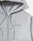 thisisneverthat DSN-Logo Zip Hoodie in Heather Grey blues store www.bluesstore.co