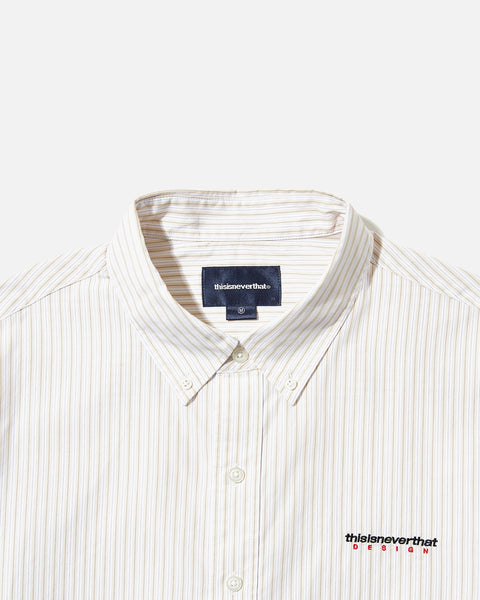 thisisneverthat DSN Striped Shirt in Beige blues store www.bluesstore.co