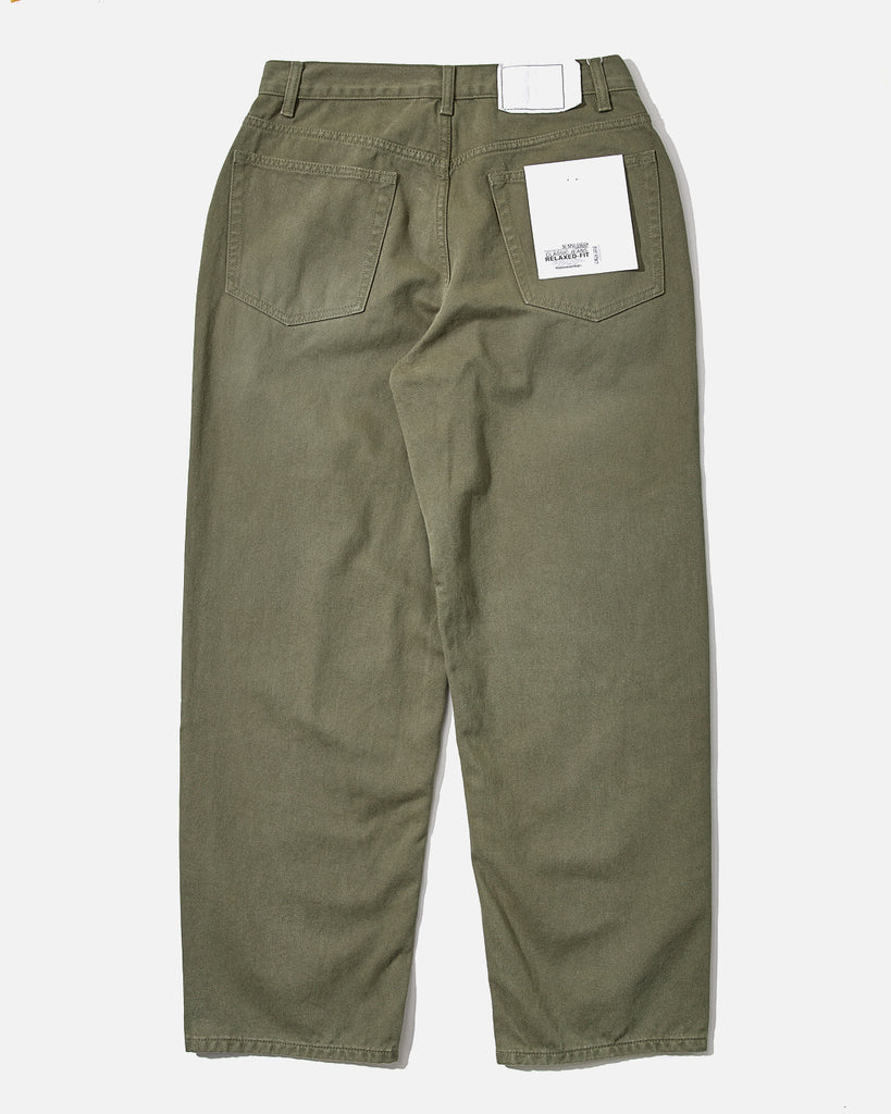 thisisneverthat Relaxed Jeans in Olive blues store www.bluesstore.co