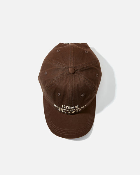 thisisneverthat Times Cap in Brown blues store www.bluesstore.co