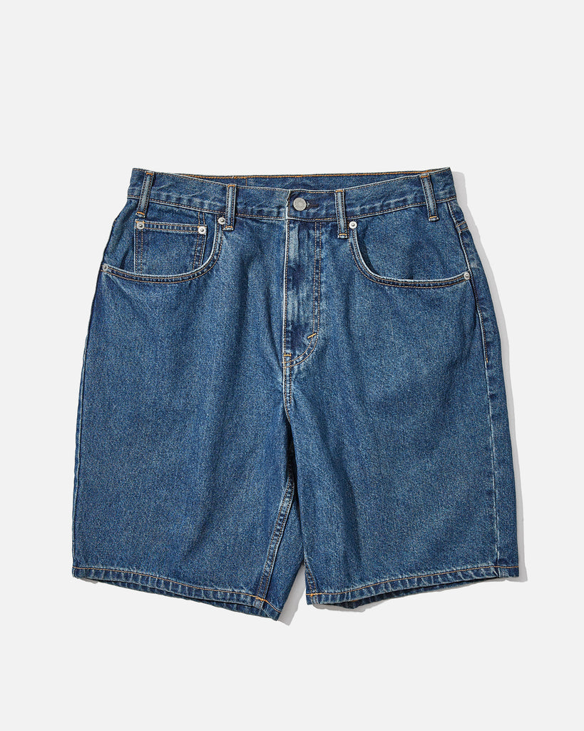 thisisneverthat Washed Denim Short in Blue blues store www.bluesstore.co