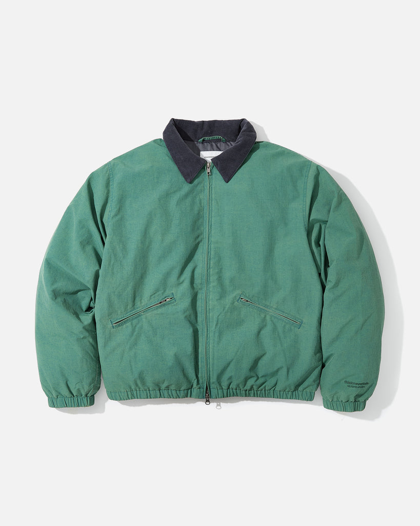 thisisneverthat Washed Down Puffer Jacket in Green blues store www.bluesstore.co