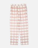 UW1092 Checkerboard Pants in Pink and Beige from the Unused Spring / Summer 2023 collection blues store www.bluesstore.co