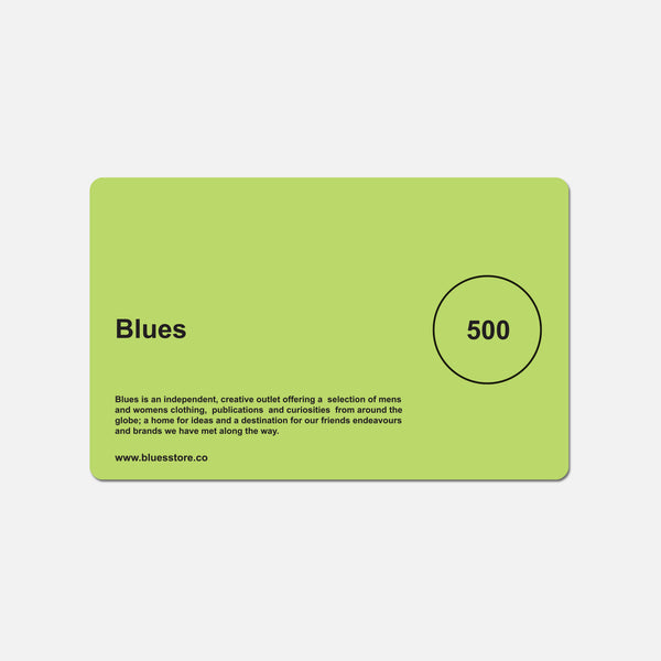 £500 Blues gift card blues store www.bluesstore.co