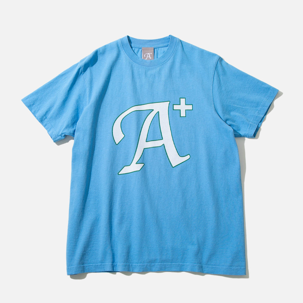 A+ Message A+ short sleeve T-Shirt in Carolina Blue blues store www.bluesstore.co