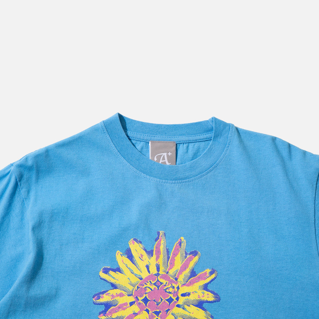 A+ Message Daisy short sleeve T-Shirt in Carolina Blue from the Brands SS22 collection blues store www.bluesstore.co