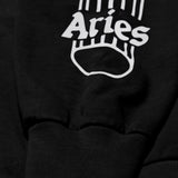 Column Sweatshirt in Black from Aries Arise Autumn / Winter 2022 collection blues store www.bluesstore.co