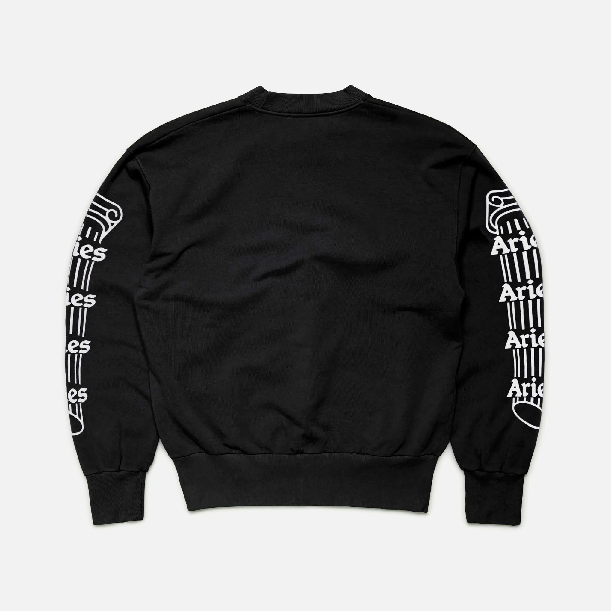 Aries Arise Column Sweatshirt in Black