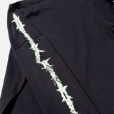Metal long sleeve T-shirt in Black from Aries Arise Autumn / Winter 2022 collection blues store www.bluesstore.co