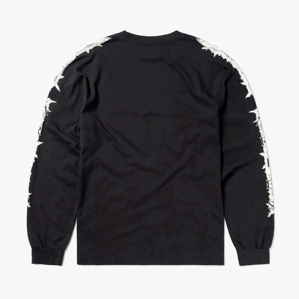 Metal long sleeve T-shirt in Black from Aries Arise Autumn / Winter 2022 collection blues store www.bluesstore.co