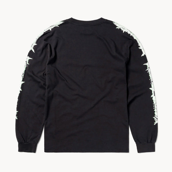Metal long sleeve T-shirt in Black from Aries Arise Autumn / Winter 2022 collection blues store www.bluesstore.co