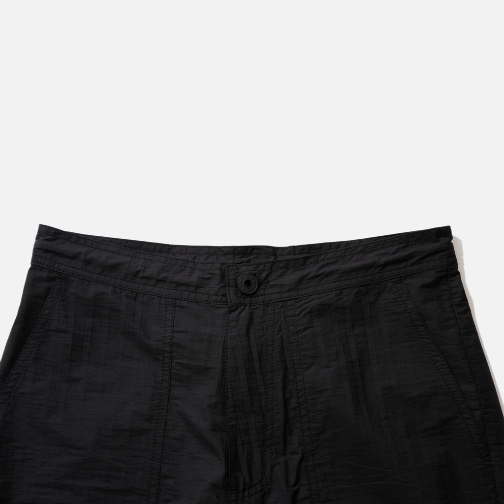 Brain Dead Women's Knife Pleat Run Pant in Black blues store www.bluesstore.co