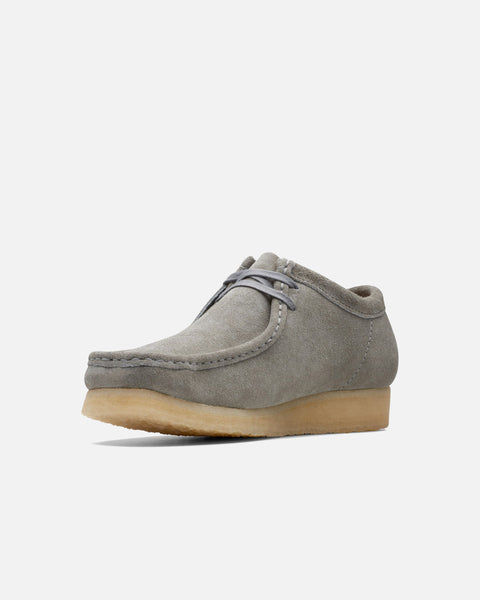 The Wallabee in Grey Suede from Clarks Originals Spring / Summer 2023 collection blues store www.bluesstore.co