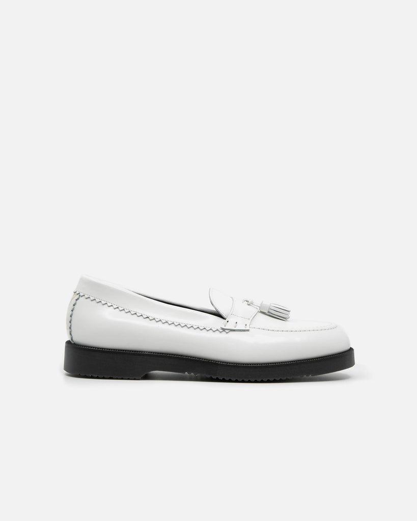 Edge Bass Loafer in White from Blohm Shade of Tokyo blues store www.bluesstore.co