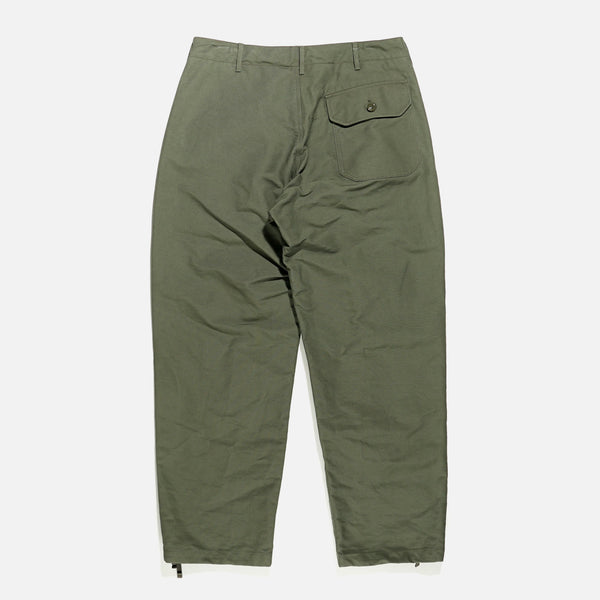 Engineered Garments Deck Pant in Olive Cotton Double Cloth blues store www.bluesstore.co