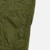 Engineered Garments Cagoule Shirt in Olive Nylon Micro Ripstop blues store www.bluesstore.co