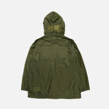 Engineered Garments Cagoule Shirt in Olive Nylon Micro Ripstop blues store www.bluesstore.co