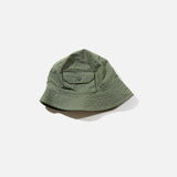 Engineered Garments Cotton Ripstop Explorer Hat in Olive from the brands Spring 2022 collection blues store www.bluesstore.co