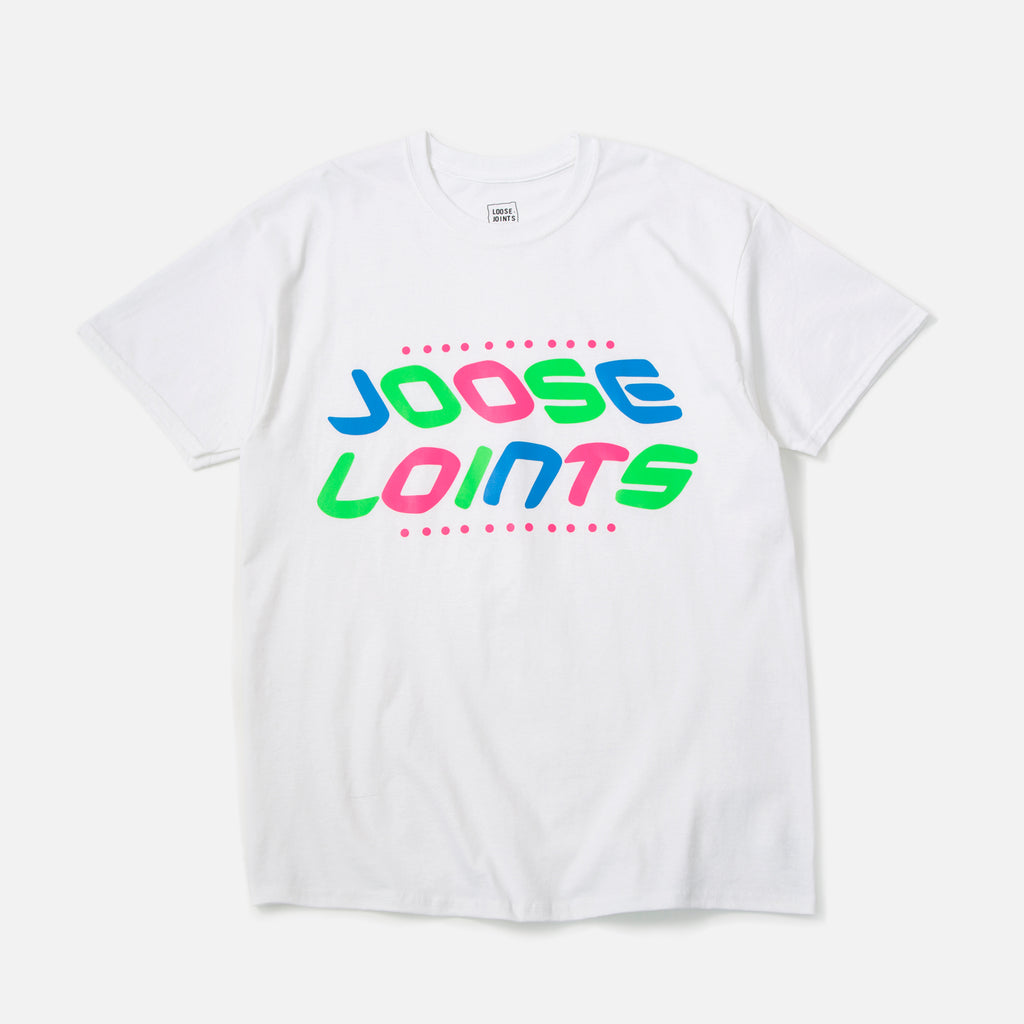 LOOSEJOINTS Joose Loints T-shirt in White by SKATETHING blues store www.bluesstore.co