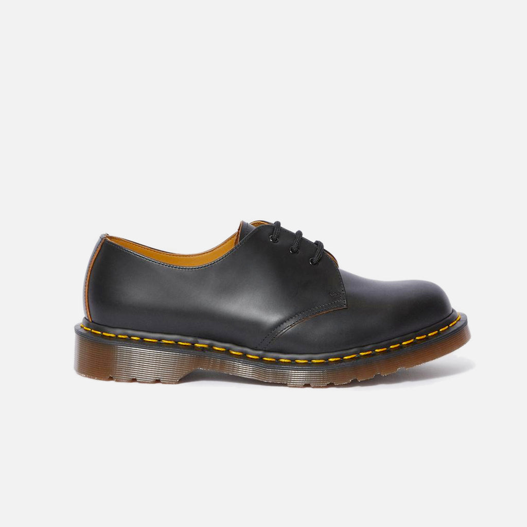 Made in England Dr Martens 1461 Black Quilon blues store www.bluesstore.co