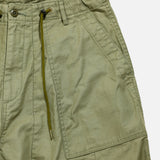 Needles Fatigue H.D. Pant in Olive Back Sateen blues store www.bluesstore.co