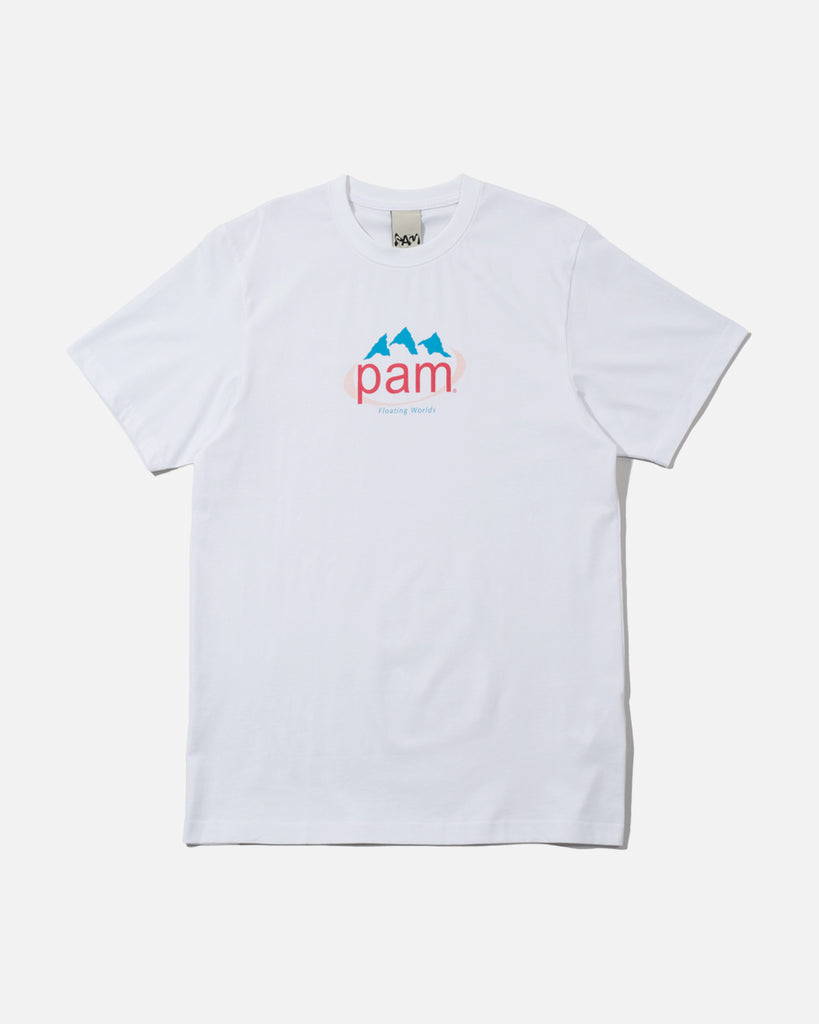 P.A.M (Perks and Mini) Mountain Water SS Tee in White blues store www.bluesstore.co