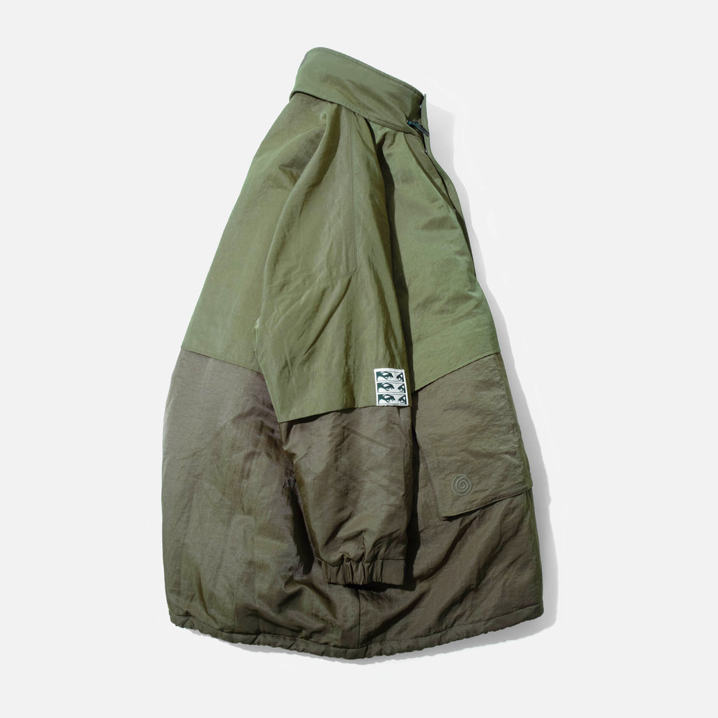 P.A.M (Perks and Mini) You're Home Long Oversized Coat in Cactus blues store www.bluesstore.co