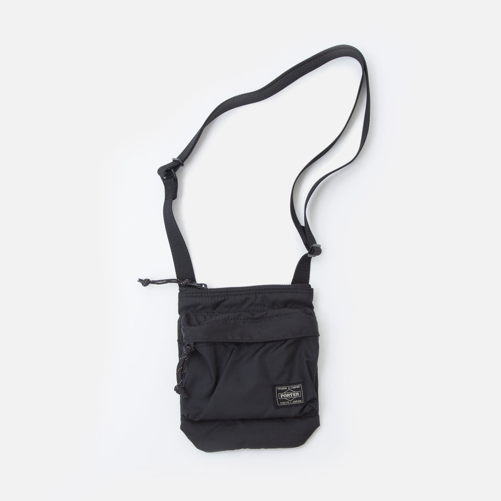 Force Shoulder Pouch from Porter Yoshida in Black Blues Store