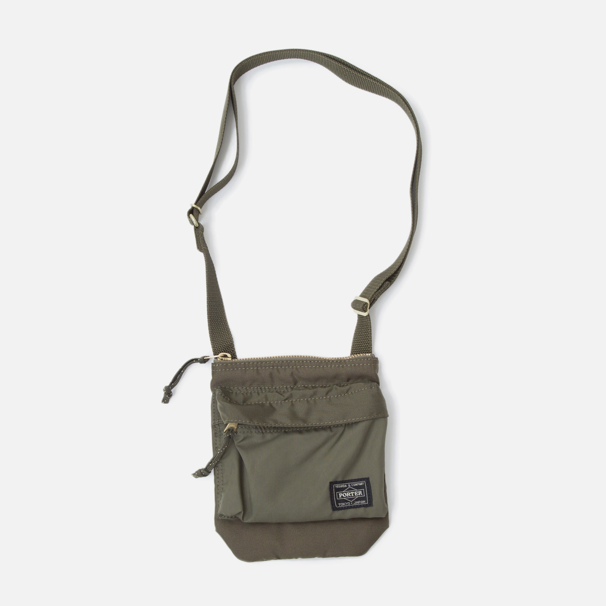 Porter-Yoshida & Co. Force Shoulder Pouch in Olive | End Clothing