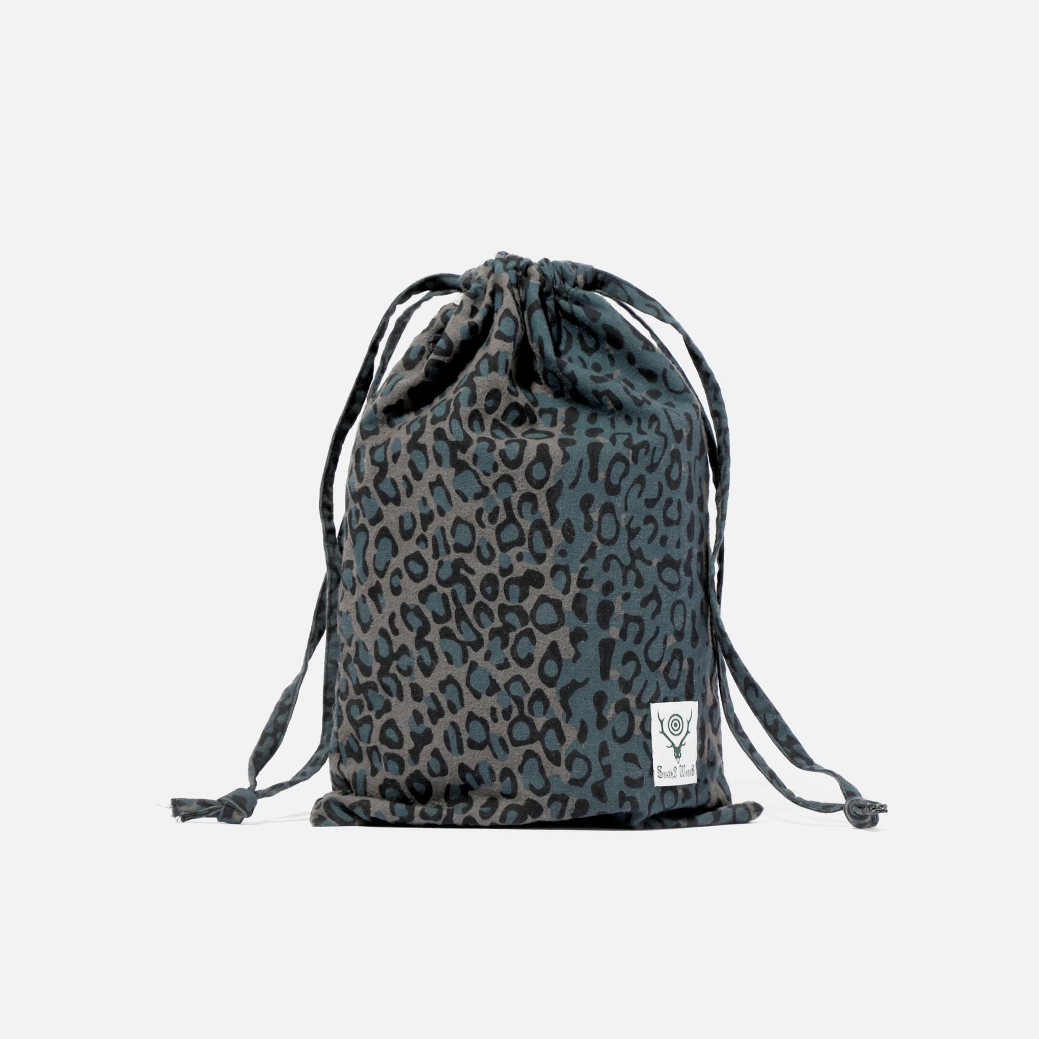 String Bag - Leopard Flannel Pt.