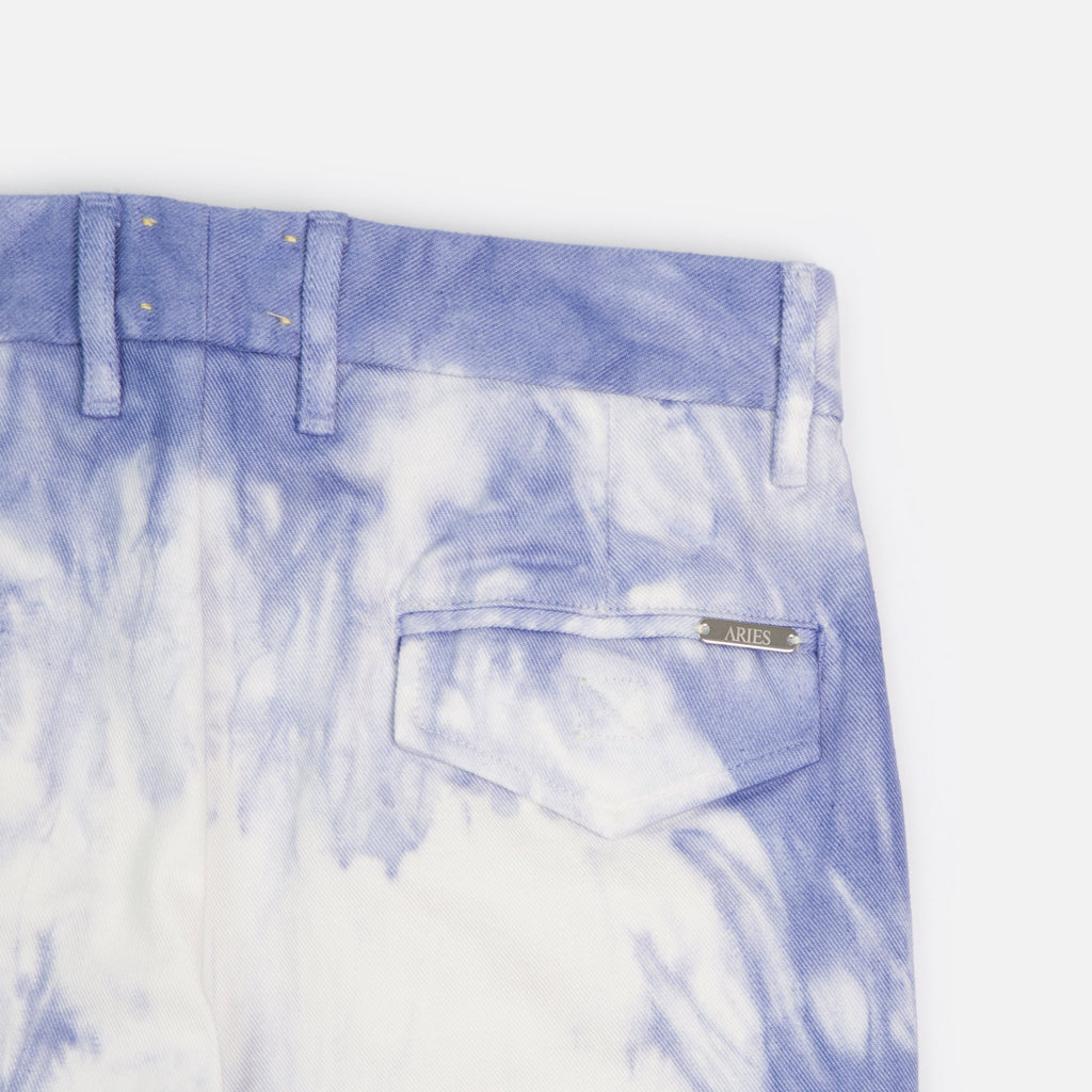 Tie Dye Chino in custom Purple / White Tie Dye from Aries Spring / Summer 2020 collection blues store www.bluesstore.co