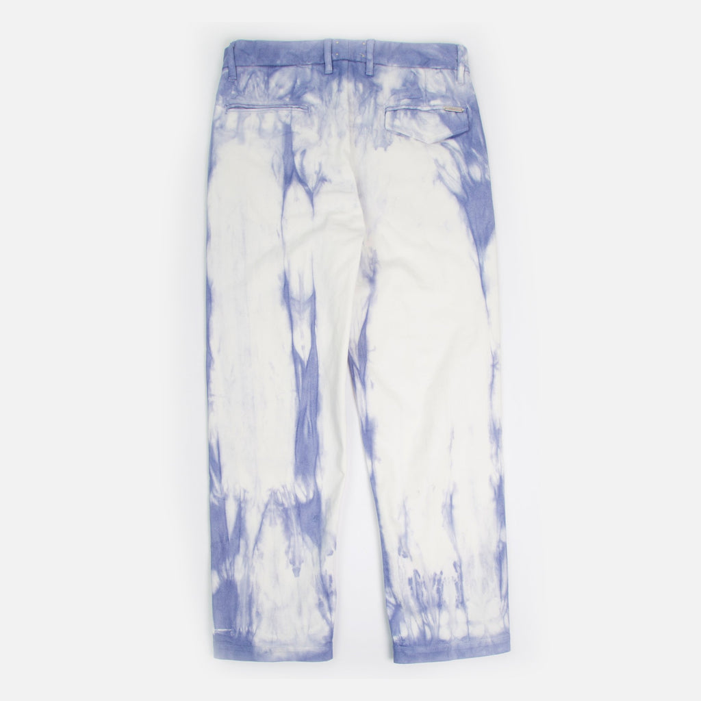 Tie Dye Chino in custom Purple / White Tie Dye from Aries Spring / Summer 2020 collection blues store www.bluesstore.co