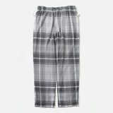 UW1040 Check Pants in White / Grey from Unused blues store www.bluesstore.co