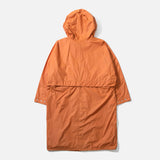 US2164 Nylon blend coat in orange from Unused blues store www.bluesstore.co