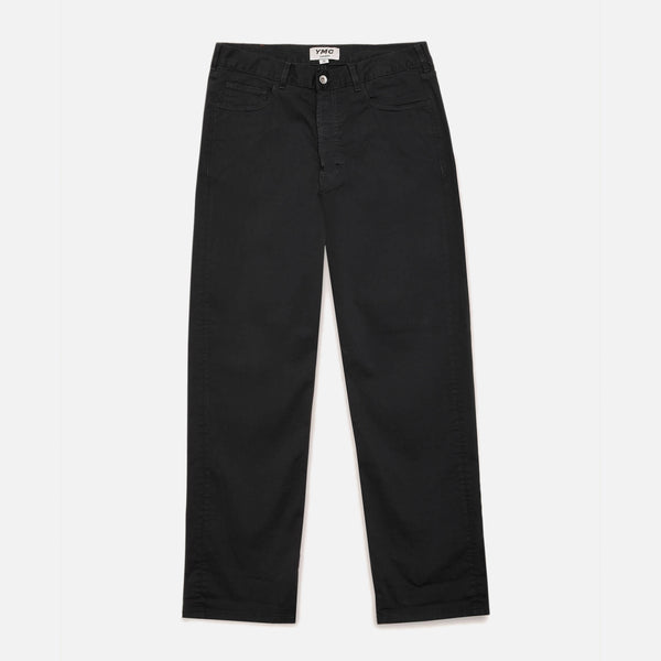 Papa Cotton Twill Jeans in Black from the YMC spring / summer 2021 collection blues store www.bluesstore.co