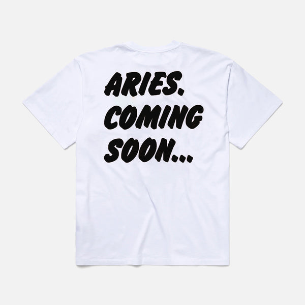 Caveman T-shirt in White from Aries Arise blues store www.bluesstore.co