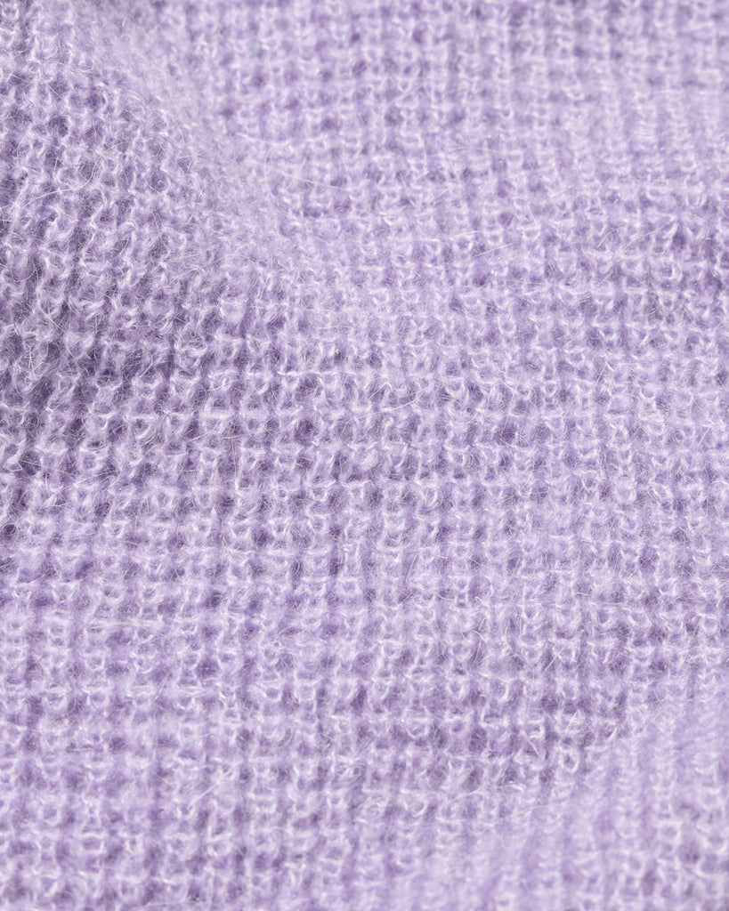 Waffle knit Jumper in Lilac from Aries Arise SS23 blues store www.bluesstore.co