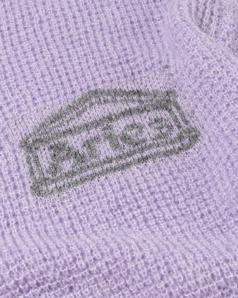 Waffle knit Jumper in Lilac from Aries Arise SS23 blues store www.bluesstore.co