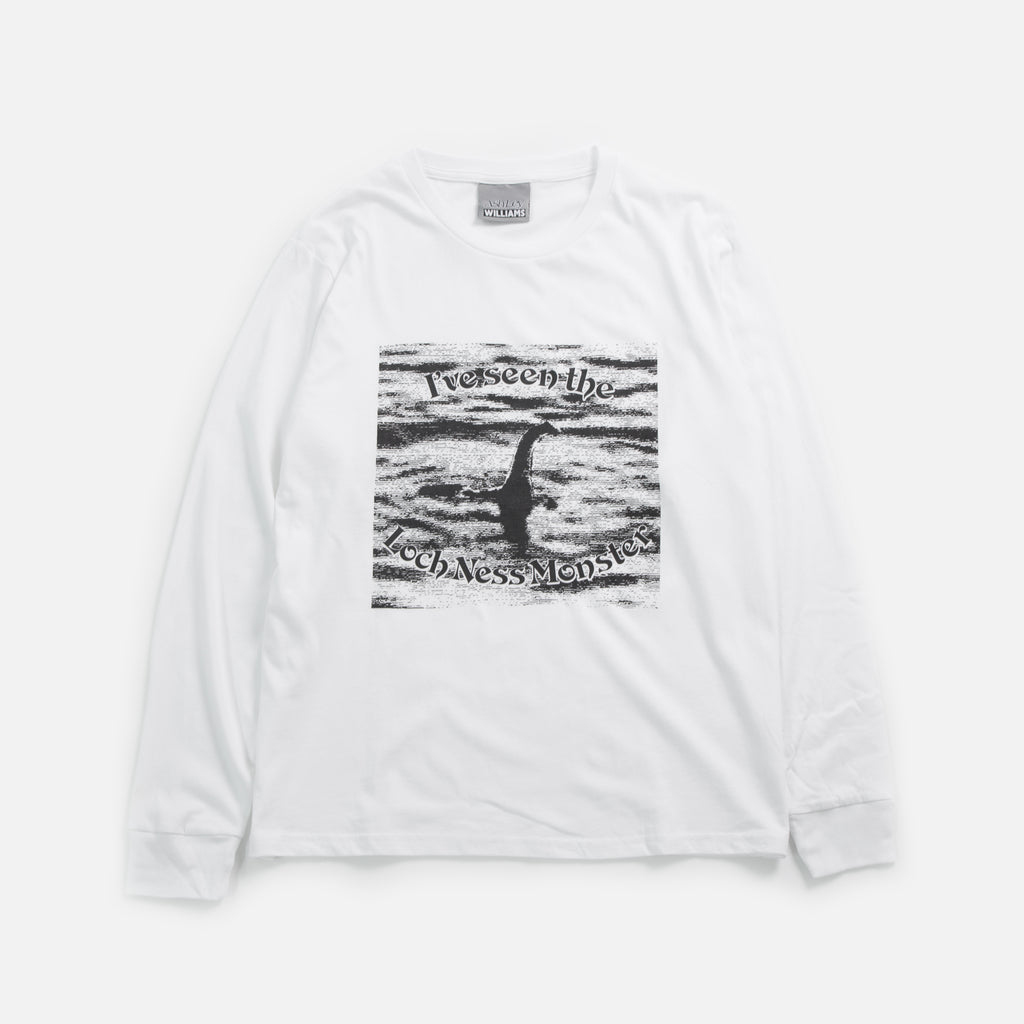 Ashley Williams Loch Ness Longsleeve T-shirt in White blues store www.bluesstore.co