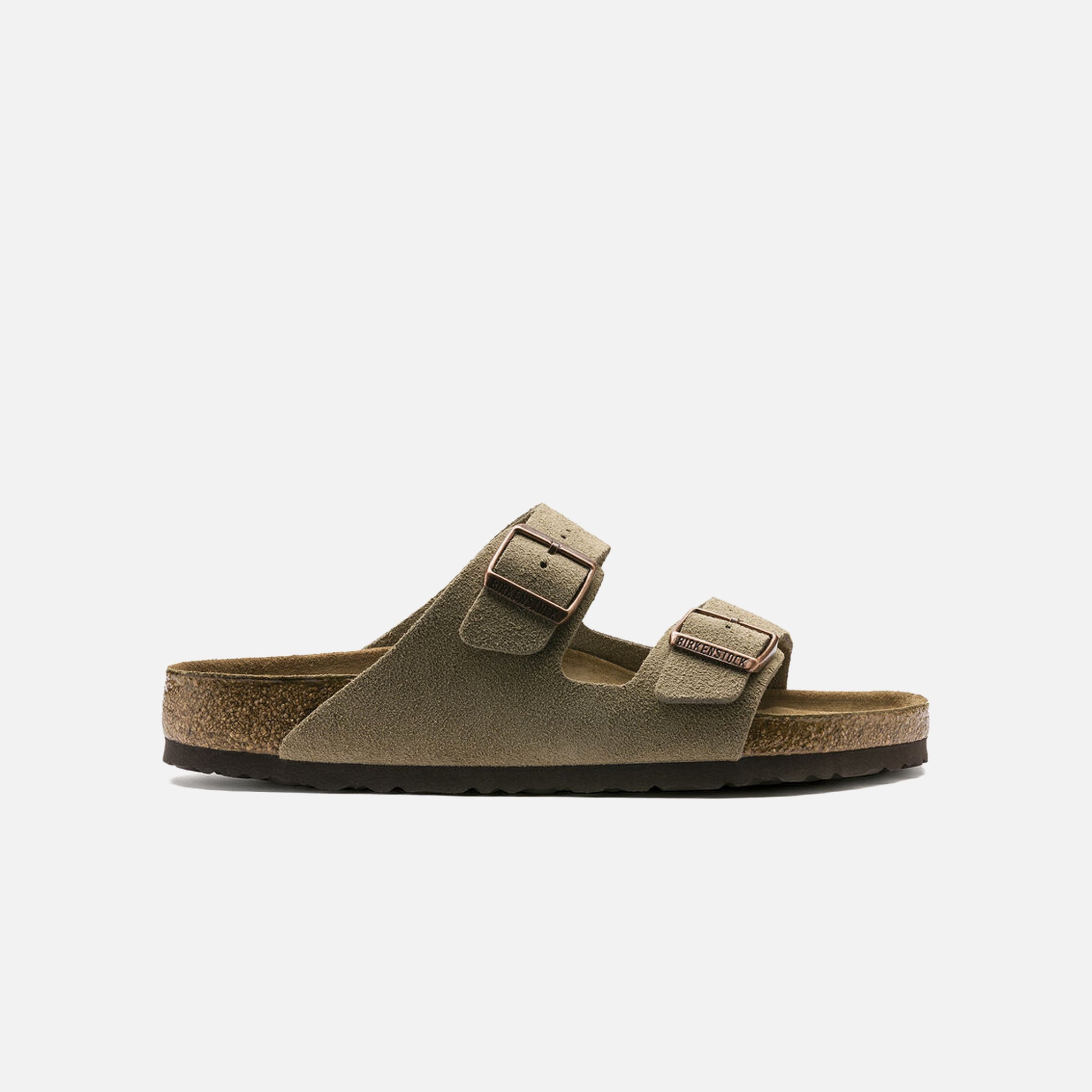 Womens Birkenstock Arizona Two Strap Taupe Suede – OFFCUTS SHOES by OFFICE