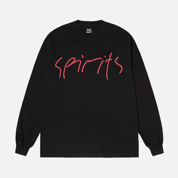 Spirits Long Sleeve T-shirt in Black from the Book Works Fall 2022 collection blues store www.bluesstore.co