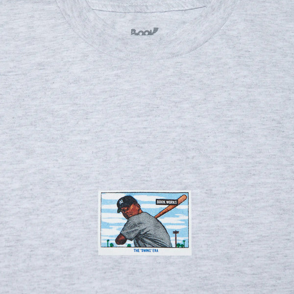 Swing Era Long Sleeve T-shirt in Grey from the Book Works Fall 2022 collection blues store www.bluesstore.co
