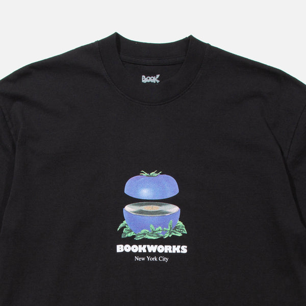 Book Works We Say Tomato T-shirt in Black blues store www.bluesstore.co
