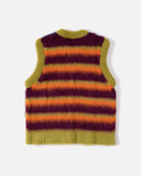 Blurry Lines Alpaca Sweater Vest in Brown/Multi from the Brain Dead Spring / Summer 2023 collection blues store www.bluesstore.co
