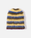 Boxy Stripe Knit Beanie in Yellow/Multi from the Brain Dead Spring / Summer 2023 collection blues store www.bluesstore.co
