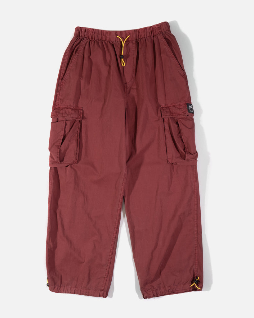 Flight Pants in Washed Burgundy from the Brain Dead Spring / Summer 2023 collection blues store www.bluesstore.co